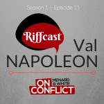 Val Napoleon Riffcast - On Conflict Podcast Cover Art