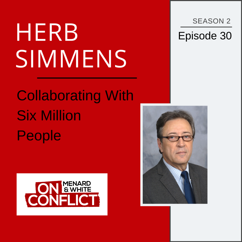 Herb Simmens - On Conflict Podcast Episode 30 Cover Art