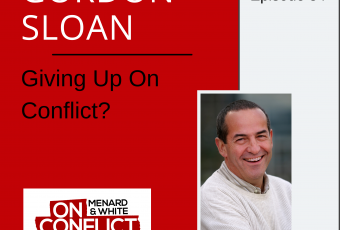 Gordon Sloan - On Conflict Podcast Episode 34 Cover Art